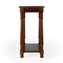Devane 12 in. W Rectangular Wood Side Table with Pull-Out Tray and Lower Open Shelf by Butler Specialty Company