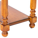 Devane 12 in. W Rectangular Wood Side Table with Pull-Out Tray and Lower Open Shelf by Butler Specialty Company
