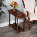 Devane 12 in. W Rectangular Wood Side Table with Pull-Out Tray and Lower Open Shelf by Butler Specialty Company