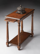 Devane 12 in. W Rectangular Wood Side Table with Pull-Out Tray and Lower Open Shelf by Butler Specialty Company
