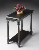 Devane 12 in. W Rectangular Wood Side Table with Pull-Out Tray and Lower Open Shelf by Butler Specialty Company