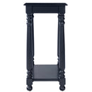 Devane 12 in. W Rectangular Wood Side Table with Pull-Out Tray and Lower Open Shelf by Butler Specialty Company