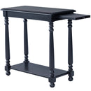 Devane 12 in. W Rectangular Wood Side Table with Pull-Out Tray and Lower Open Shelf by Butler Specialty Company