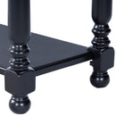 Devane 12 in. W Rectangular Wood Side Table with Pull-Out Tray and Lower Open Shelf by Butler Specialty Company