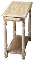 Devane 12 in. W Rectangular Wood Side Table with Pull-Out Tray and Lower Open Shelf by Butler Specialty Company
