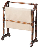 Lillian 28 in. W Rectangular Wood 2 Rail Traditional Blanket Stand by Butler Specialty Company