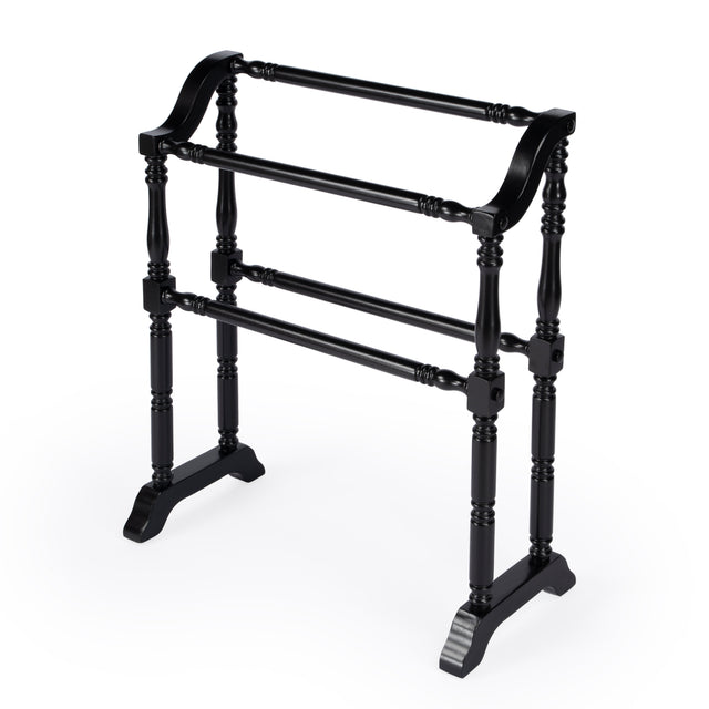 Lillian 28 in. W Rectangular Wood 2 Rail Traditional Blanket Stand by Butler Specialty Company