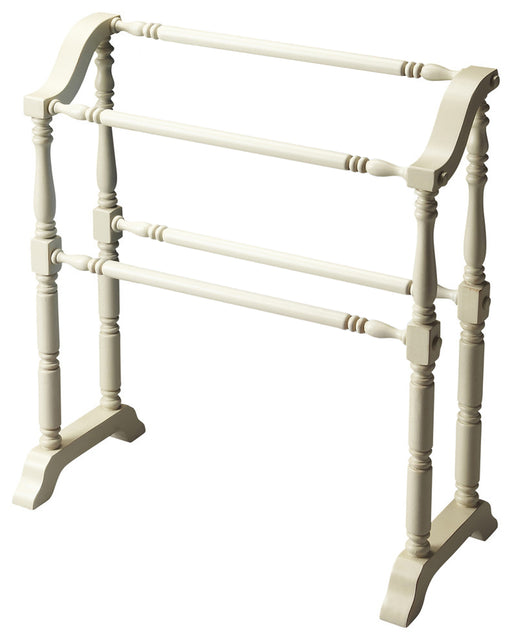 Lillian 28 in. W Rectangular Wood 2 Rail Traditional Blanket Stand by Butler Specialty Company