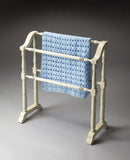 Lillian 28 in. W Rectangular Wood 2 Rail Traditional Blanket Stand by Butler Specialty Company