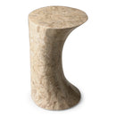 Jaxon 22.5 in. W Abstract Fossil Stone Contemporary Side Table by Butler Specialty Company