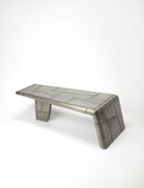 Midway 52 in. W Triangular Metal and Wood Aviator Themed Coffee Table by Butler Specialty Company
