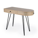 Sebastopol 38 in. W Rectangular Wood and Iron Reversible 2 Drawer Modern Writing Desk by Butler Specialty Company