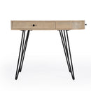 Sebastopol 38 in. W Rectangular Wood and Iron Reversible 2 Drawer Modern Writing Desk by Butler Specialty Company
