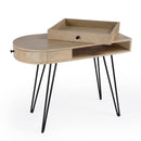 Sebastopol 38 in. W Rectangular Wood and Iron Reversible 2 Drawer Modern Writing Desk by Butler Specialty Company