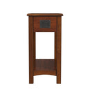 Larina 16 in. W Rectangular Wood Shaker 1 Drawer Side Table with Lower Open Shelf by Butler Specialty Company