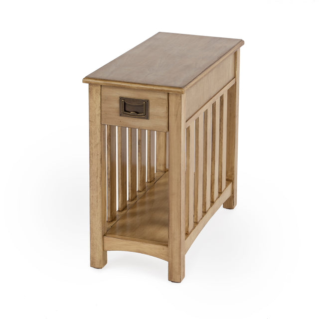 Larina 16 in. W Rectangular Wood Shaker 1 Drawer Side Table with Lower Open Shelf by Butler Specialty Company
