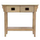Larina 36 in. W Rectangular Wood 2 Drawer Console Table with Lower Open Shelf by Butler Specialty Company