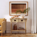 Larina 36 in. W Rectangular Wood 2 Drawer Console Table with Lower Open Shelf by Butler Specialty Company