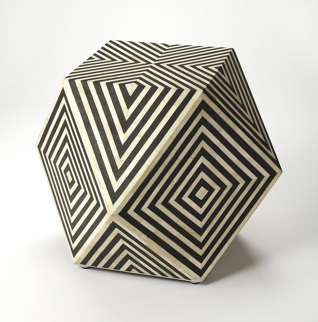 Zanzibar 24 in. W Novelty Bone Inlay Modern Side Table by Butler Specialty Company