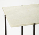 Nigella 11.5 in. W Square Marble and Metal Side Table by Butler Specialty Company
