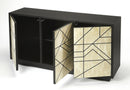 Greta 59 in. W Rectangular Wood and Bone Inlay 3 Door Sideboard-Server by Butler Specialty Company