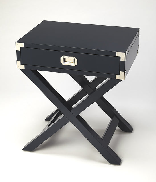 Anew 24.25 in. W Rectangular Wood Campaign 1 Drawer Side Table by Butler Specialty Company