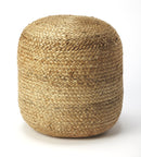 Noosa 16 in. W Round Jute Accent Pouffe by Butler Specialty Company