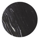 Martel 16 in. W Round Marble and Metal C-Shaped Side Table by Butler Specialty Company