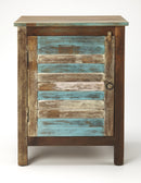 Rustic 18.25 in. W Rectangular Shutter Painted Accent Cabinet with Storage by Butler Specialty Company