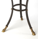 Meurice 19.75 in. W Round Mirrored Glass and Metal Side Table by Butler Specialty Company