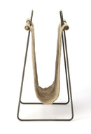 Idaho 10 in. W Burlap and Metal Magazine Basket by Butler Specialty Company