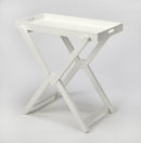 Edna 27.5 in. W Rectangular Wood Removable Top Folding Tray Table by Butler Specialty Company