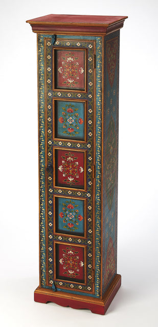 Amir 16 in. W x 60 in. H Wood Hand Painted Tall Cabinet with Storage by Butler Specialty Company