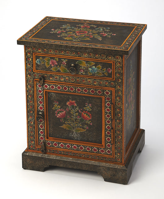 Bihar 18 in. W Rectangular Wood Hand Painted 1 Drawer Accent Chest with Storage by Butler Specialty Company