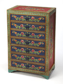 Zara 21 in. W Rectangular Wood Hand Painted 7 Drawer Accent Chest by Butler Specialty Company