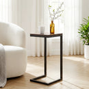 Kilmer 11 in. W Square Wood and Metal C-Shaped Side Table by Butler Specialty Company