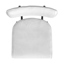 Saddle 26 in. Seat Height Metal and Leather Counter Stool with Back by Butler Specialty Company