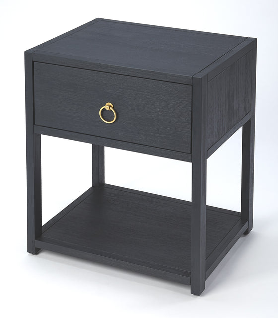 Lark  21 in. W Rectangular Wood 1 Drawer End Table with Lower Open Shelf by Butler Specialty Company