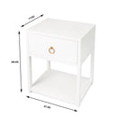 Lark  21 in. W Rectangular Wood 1 Drawer End Table with Lower Open Shelf by Butler Specialty Company