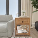 Lark  21 in. W Rectangular Wood 1 Drawer End Table with Lower Open Shelf by Butler Specialty Company