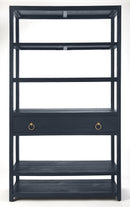 Lark 39 in. W x 70 in. H Rectangular Wood 5 Tier 1 Drawer Etagere Bookcase by Butler Specialty Company