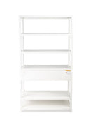 Lark 39 in. W x 70 in. H Rectangular Wood 5 Tier 1 Drawer Etagere Bookcase by Butler Specialty Company