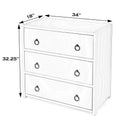 Lark 34 in. W Rectangular Wood 3 Drawer Dresser by Butler Specialty Company