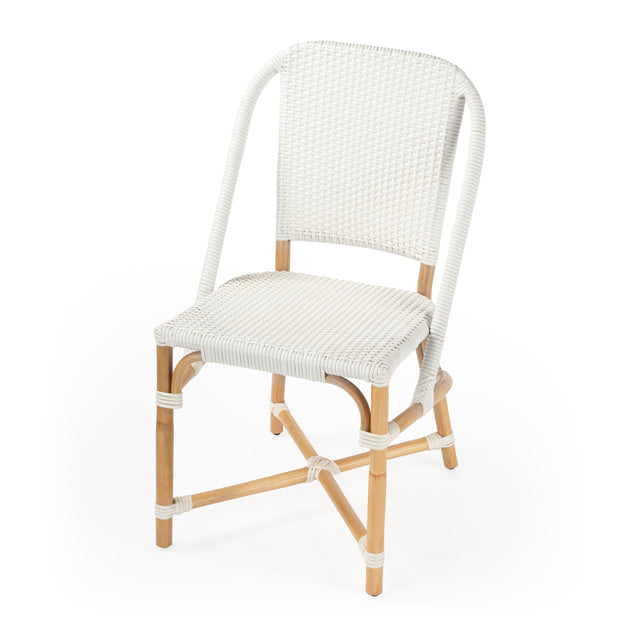 Tenor 18.5 in. Seat Height Rattan Side Dining Chair with Back by Butler Specialty Company