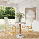 Tenor 18.5 in. Seat Height Rattan Side Dining Chair with Back by Butler Specialty Company