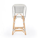 Solstice 25 in. Seat Height Rattan Counter Stool with Back and Footrest by Butler Specialty Company