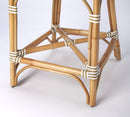 Solstice 25 in. Seat Height Rattan Counter Stool with Back and Footrest by Butler Specialty Company