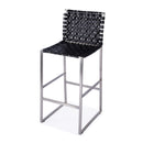 Urban 30 in. Seat Height Rectangular Woven Leather Bar Stool with Back by Butler Specialty Company