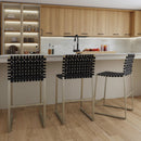 Urban 25 in. Seat Height Woven Leather Counter Stool by Butler Specialty Company