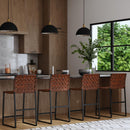 Urban 25 in. Seat Height Woven Leather Counter Stool by Butler Specialty Company
